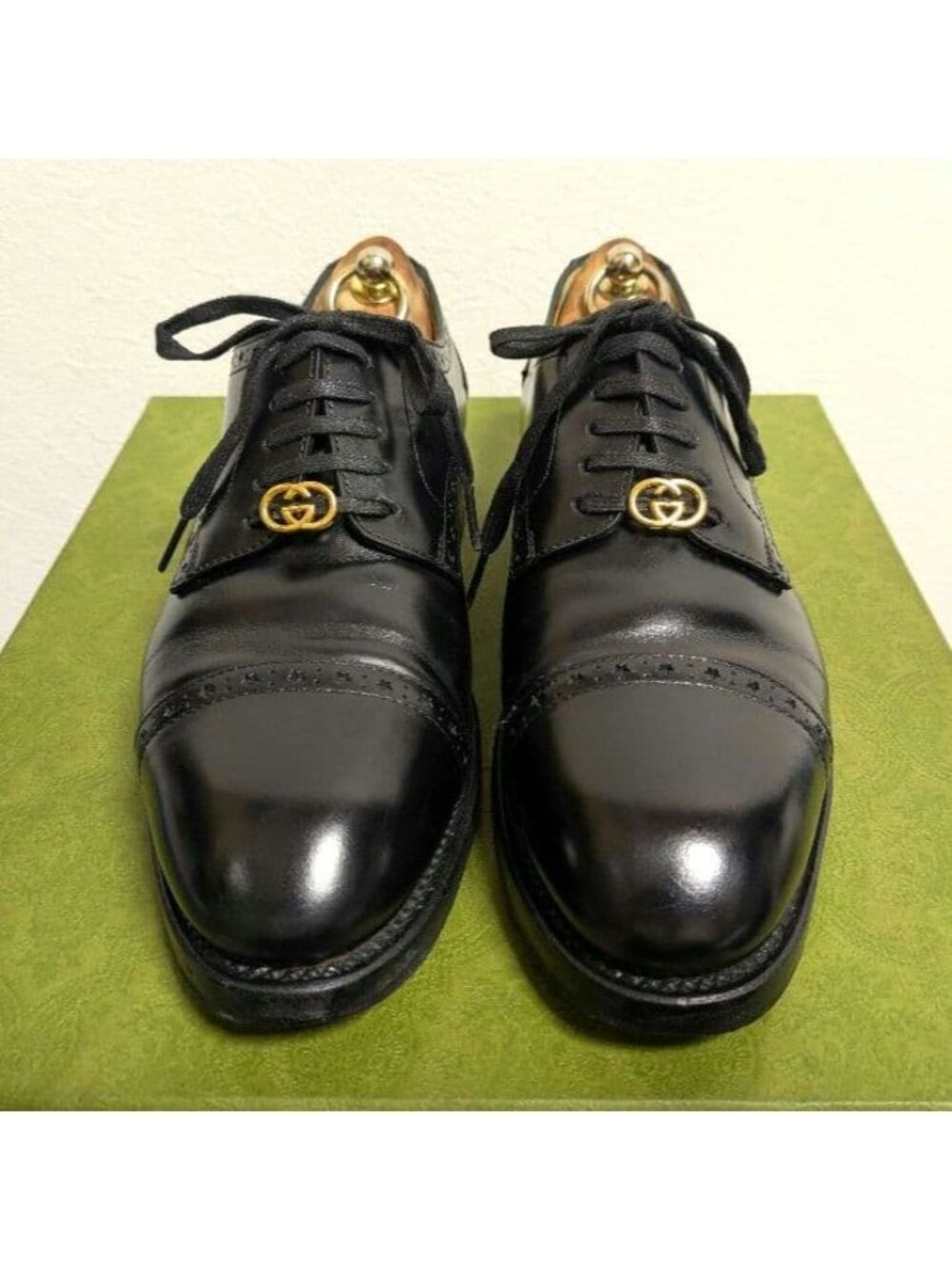Gucci Business Shoes Dress Black 7.5